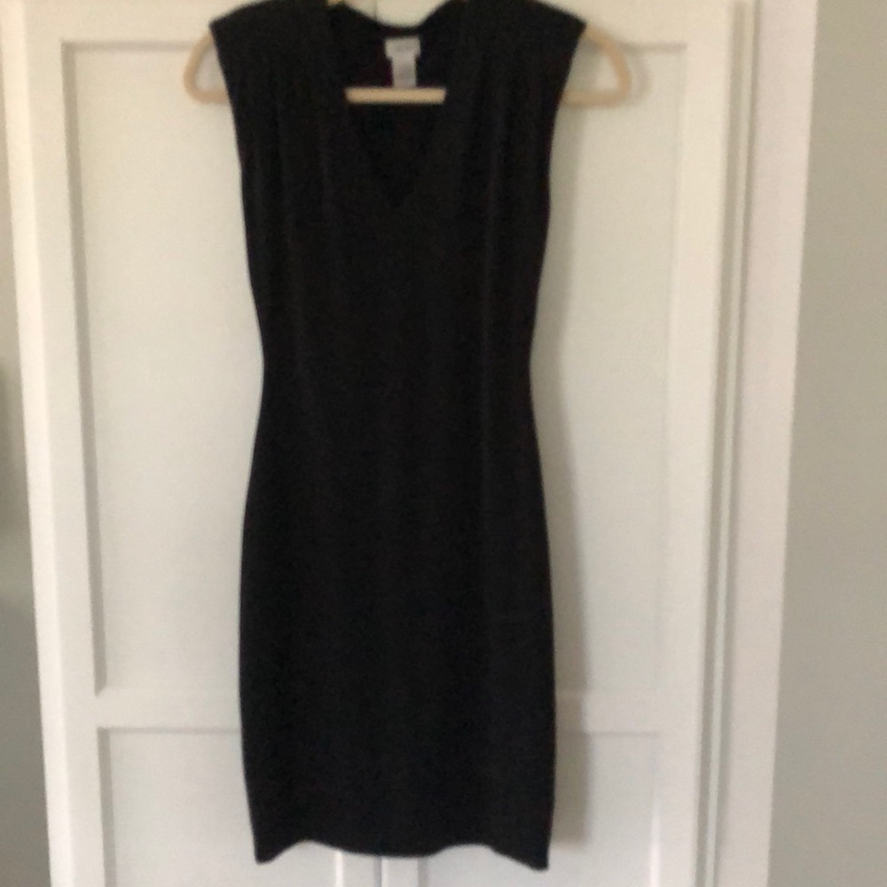 Black cache dress
